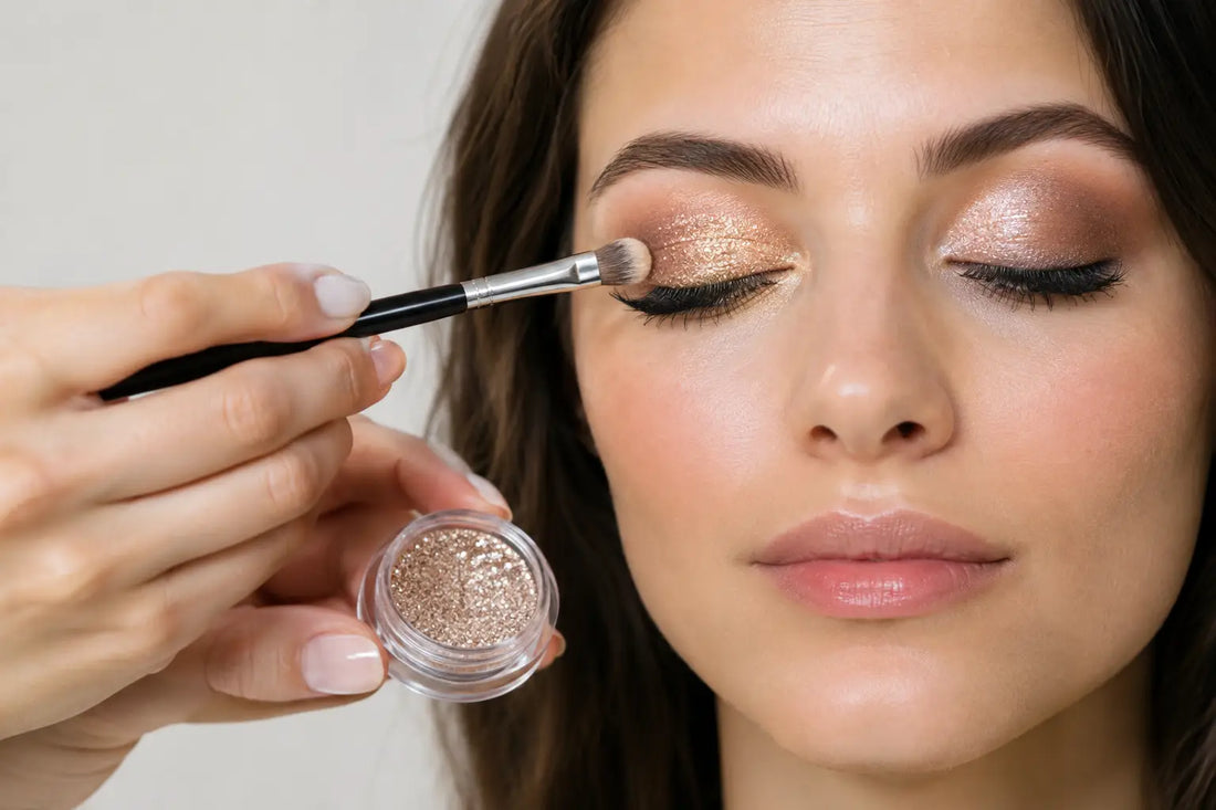 How to Apply Glitter Eyeshadow Without Fallout