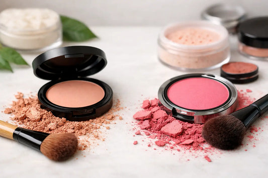 Talc Free Blush vs Powder Blush